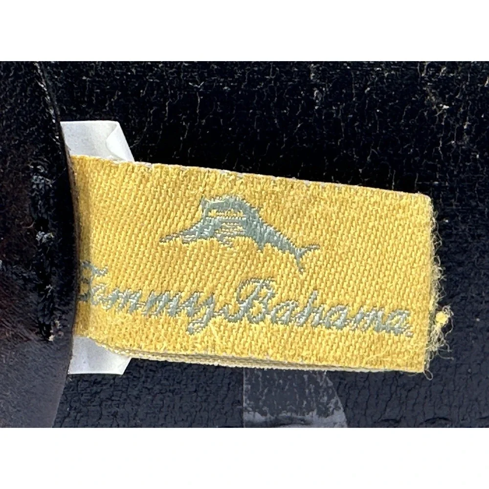 Tommy Bahama Top Grain Leather Braided Woven Belt 1102TM51-001  Size 40